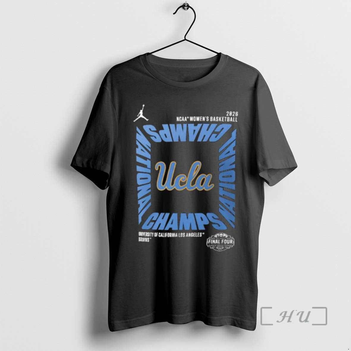 Officials Ucla Bruins 2026 Ncaa Womens Basketball National Champions Square Celebration Premium T Shirts Sweater