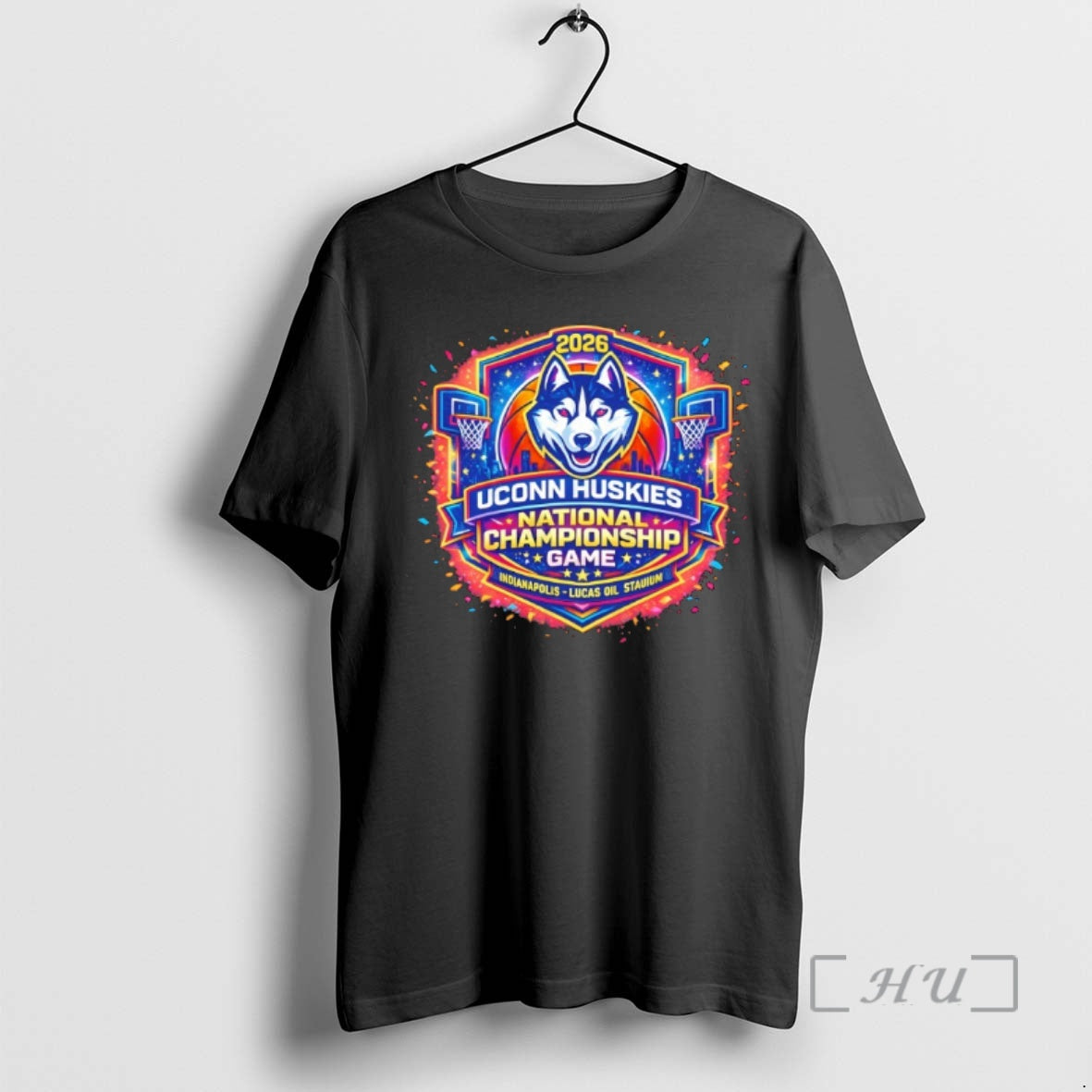 Officials Uconn Huskies National Championship Game Lucas Oil Stadium Vintage 2026 Premium T Shirts Sweater