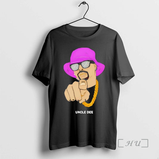 Officials Uncle Dee Finger Pointing Sunglasses Chain Purple Hat