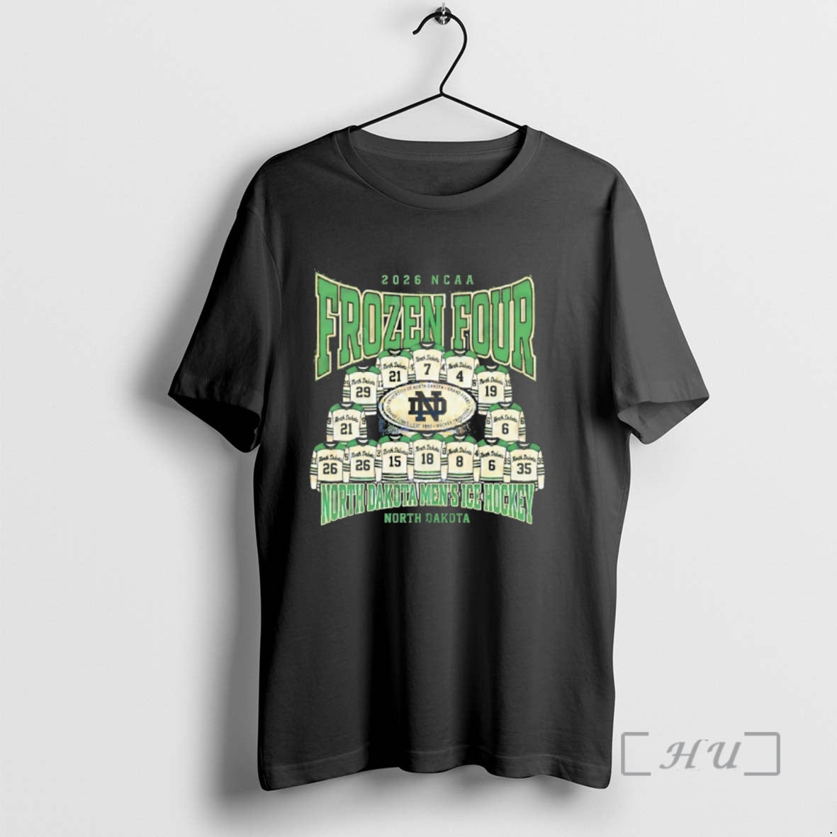 Officials University Of North Dakota 2026 Ncaa Frozen Four Mens Hockey Premium T Shirts Sweater