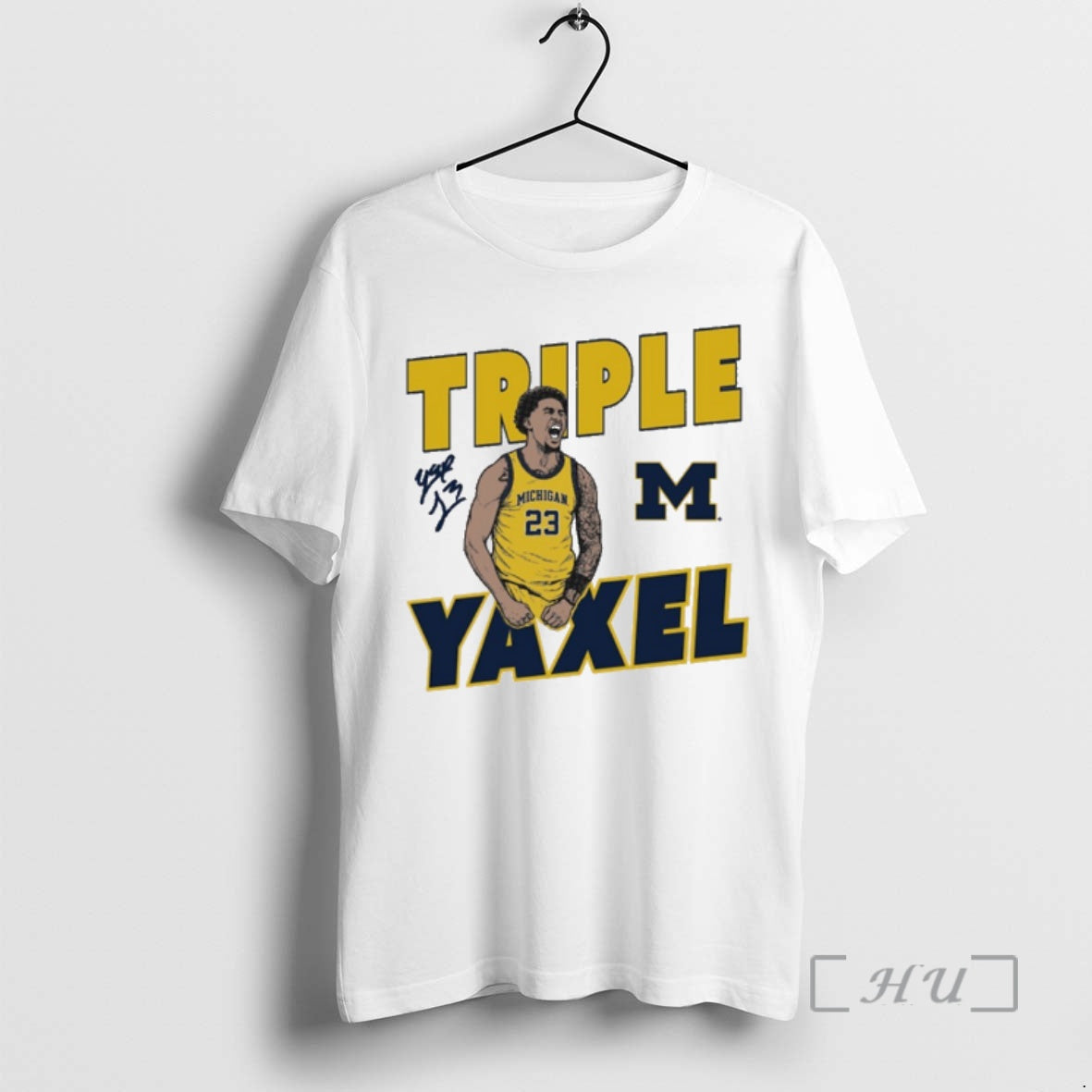 Officials Yaxel Lendeborg Triple Yaxel Michigan Wolverines Basketball Signature