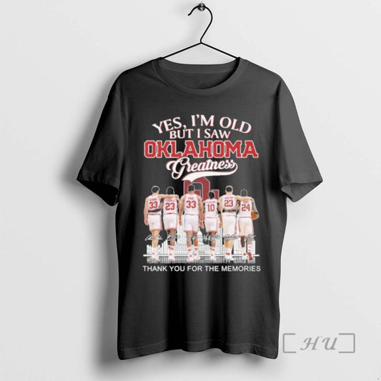 Officials Yes Im Old But I Saw Oklahoma Mens Basketball Greatness Premium T Shirts Sweater