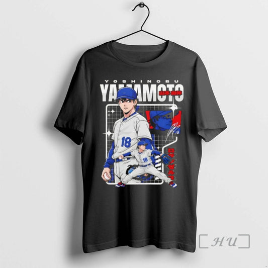Officials Yoshinobu Yamamoto Los Angeles Dodgers Anime Baseball Signature