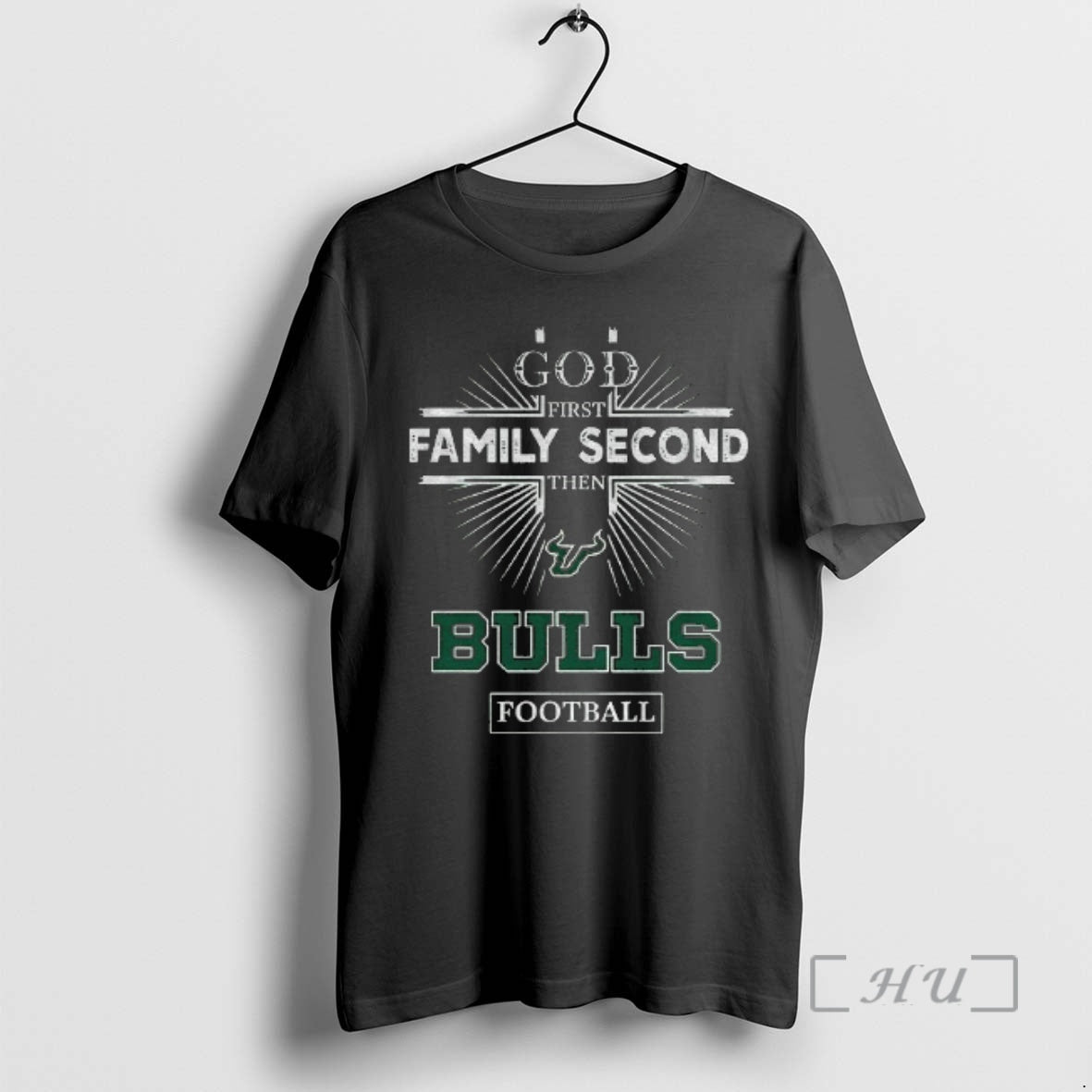Officials Y900kvps God First Family Second Then South Florida Bulls Football Premium T Shirts Sweater