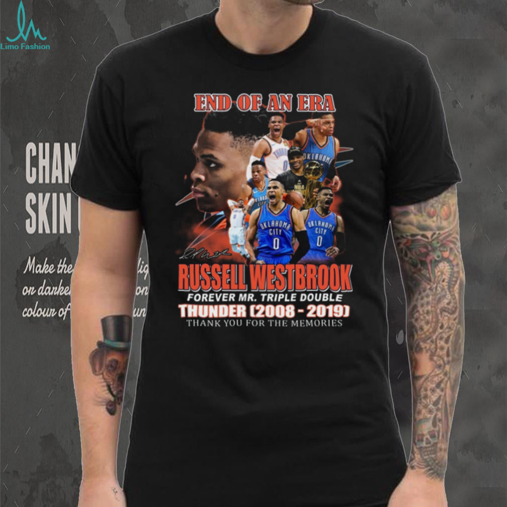 Oklahoma City Thunder Russell Westbrook Basketball Player Shirt