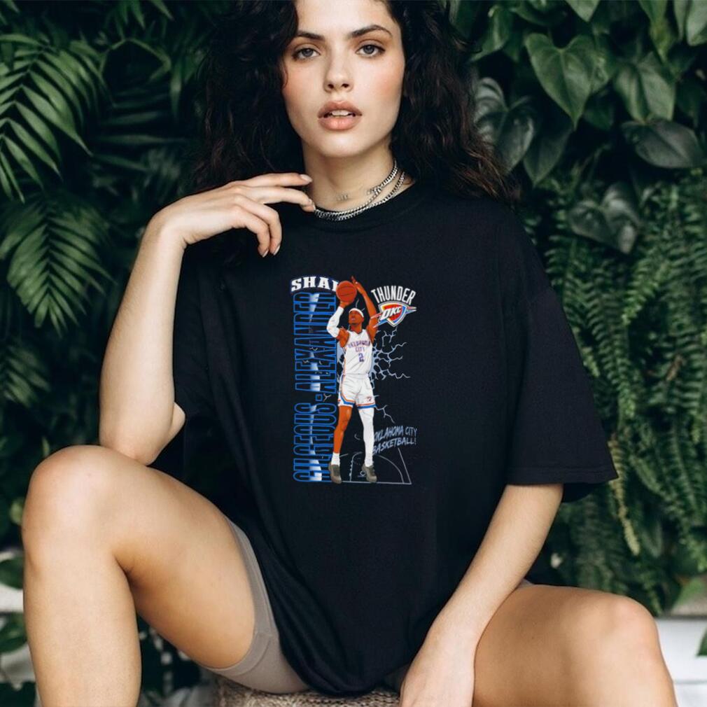 Oklahoma City Thunder Shai Gilgeous Alexander Height ’26 shirt