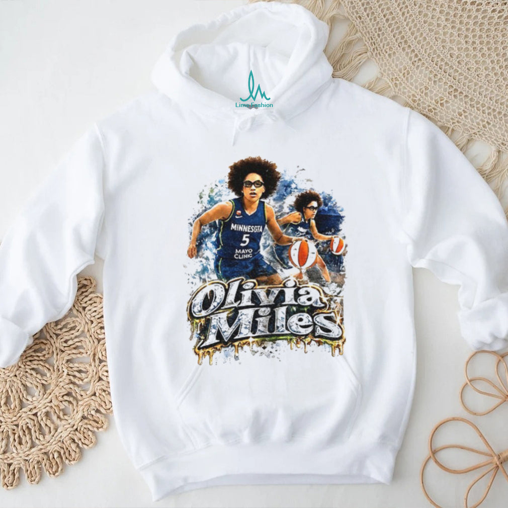 Olivia Miles Face Minnesota Basketball Graphic WNBA shirt