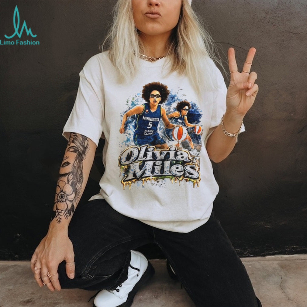 Olivia Miles Face Minnesota Basketball Graphic WNBA shirt