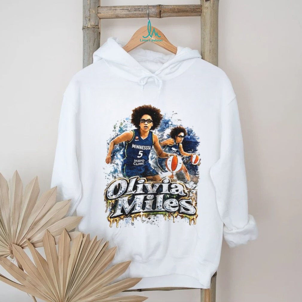 Olivia Miles Face Minnesota Basketball Graphic WNBA shirt