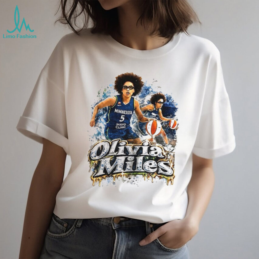 Olivia Miles Face Minnesota Basketball Graphic WNBA shirt