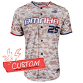 Omaha World Series Baseball Jersey *CUSTOM* (Camo)