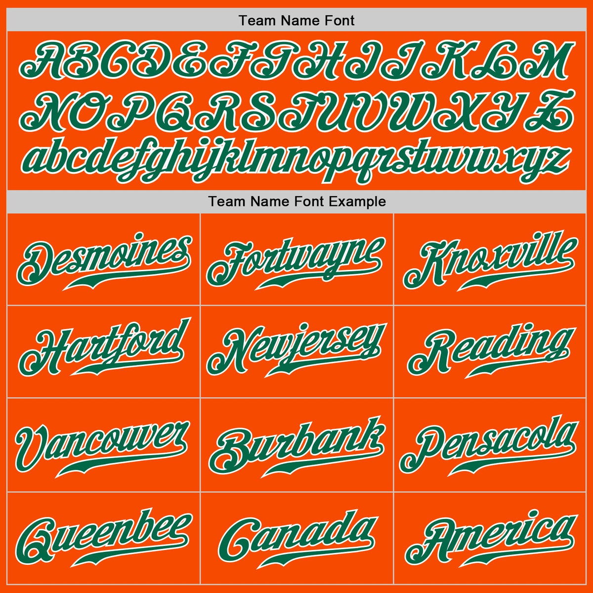 Custom Orange Kelly Green-White Authentic Baseball Jersey