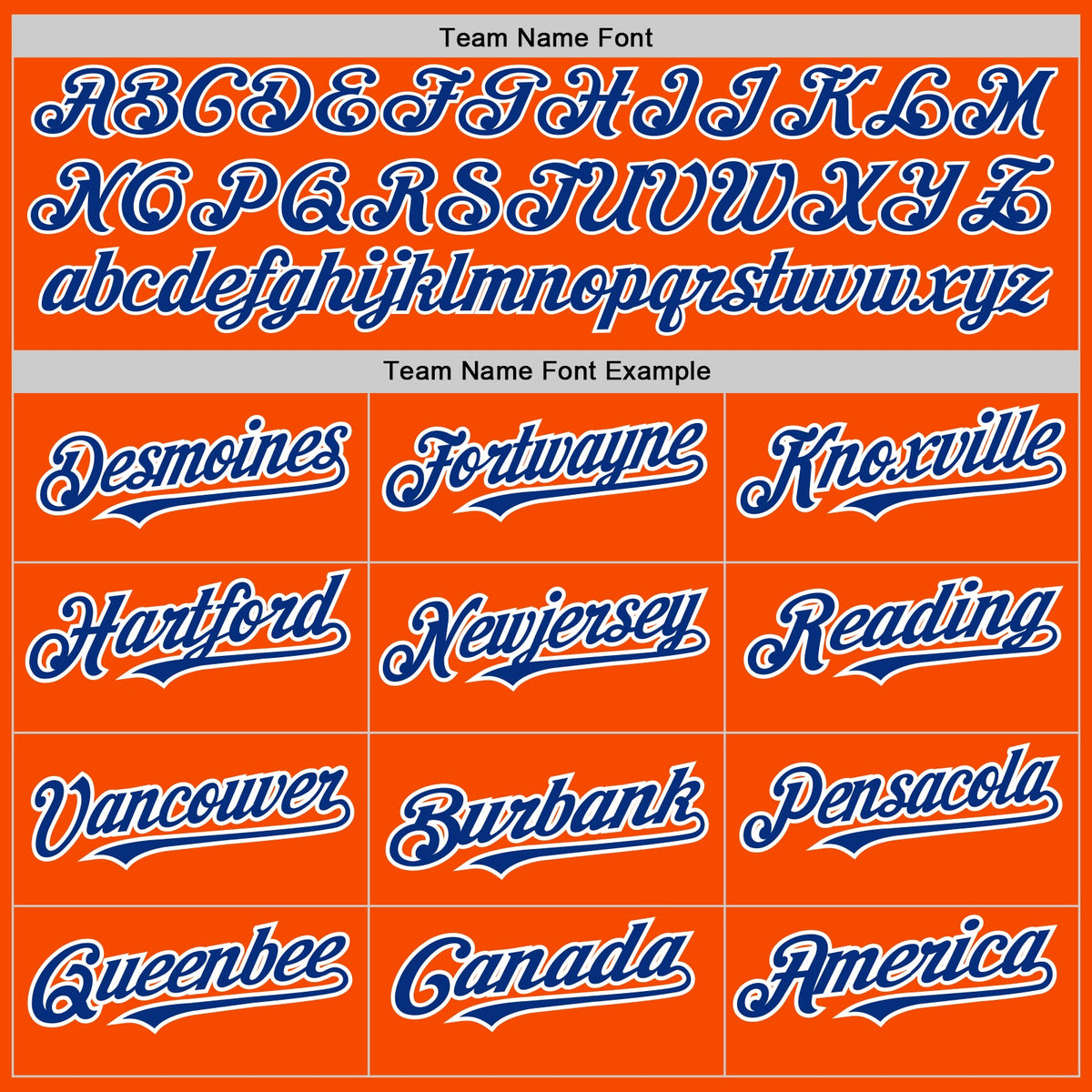 Custom Orange Royal-White Authentic Baseball Jersey