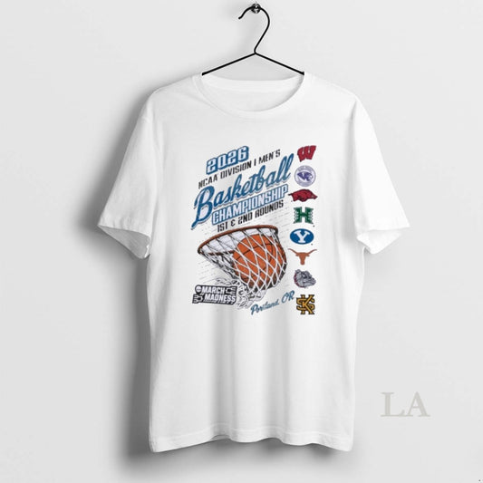 Original 2026 Ncaa Di Mens Basketball Championship Regional 8 Teams Portland Oregon