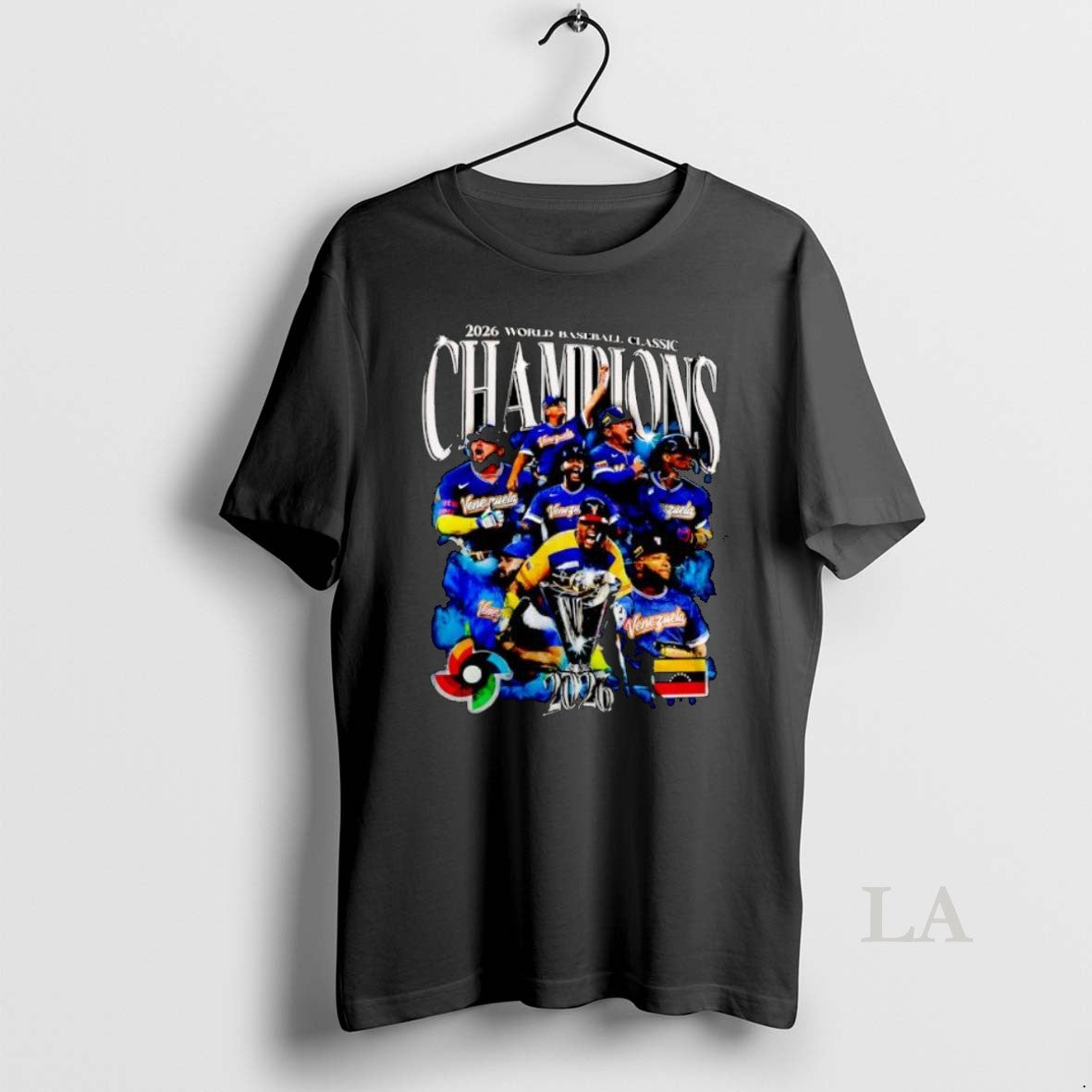 Original 2026 World Baseball Classic Champions Venezuela Team Celebration