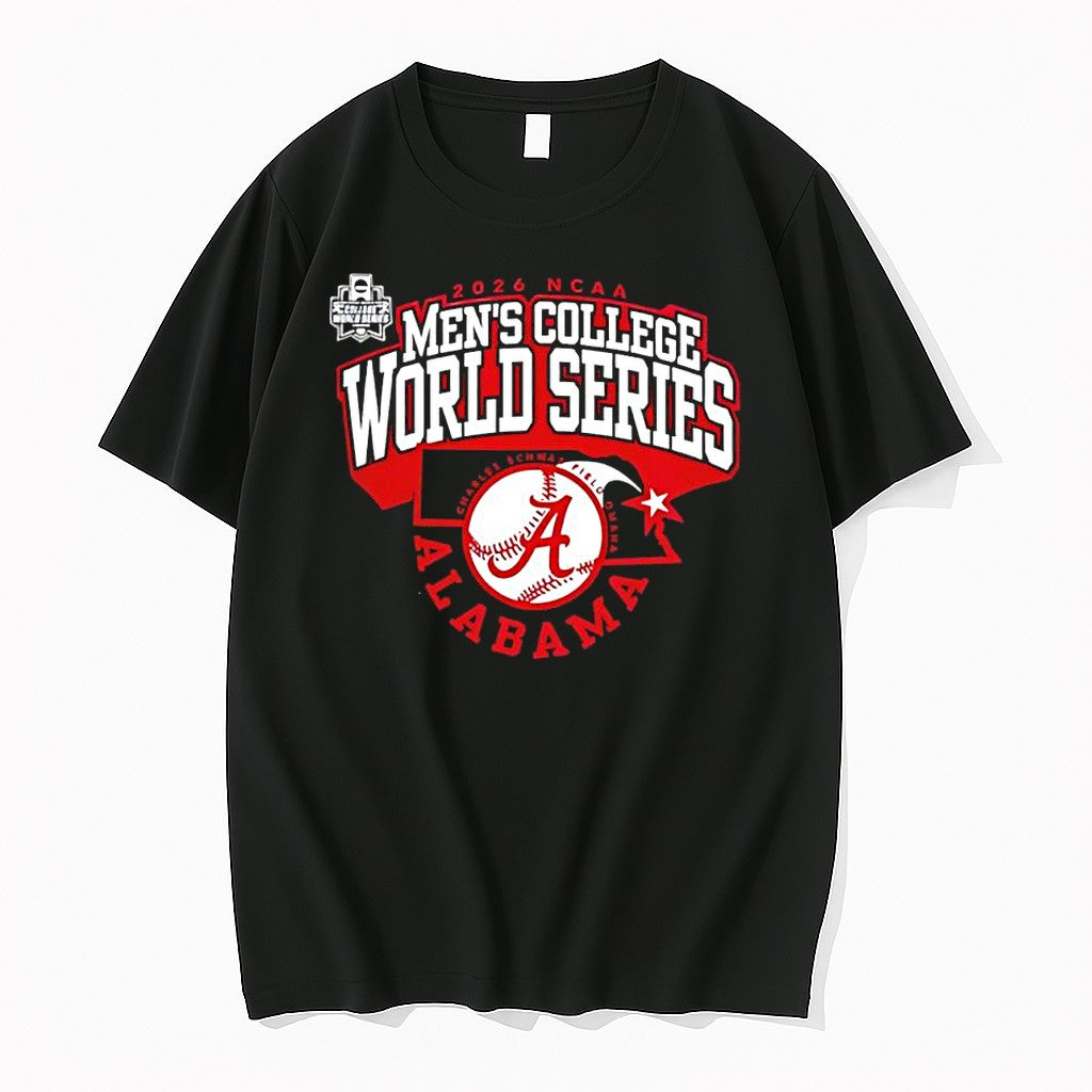 Original Alabama Crimson Tide 2026 Ncaa Mens College World Series Omaha State Tshirts
