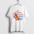 Original American Glizzy Association Serving All Summer Est 1776 Vintage Hot Dog White Tshirts
