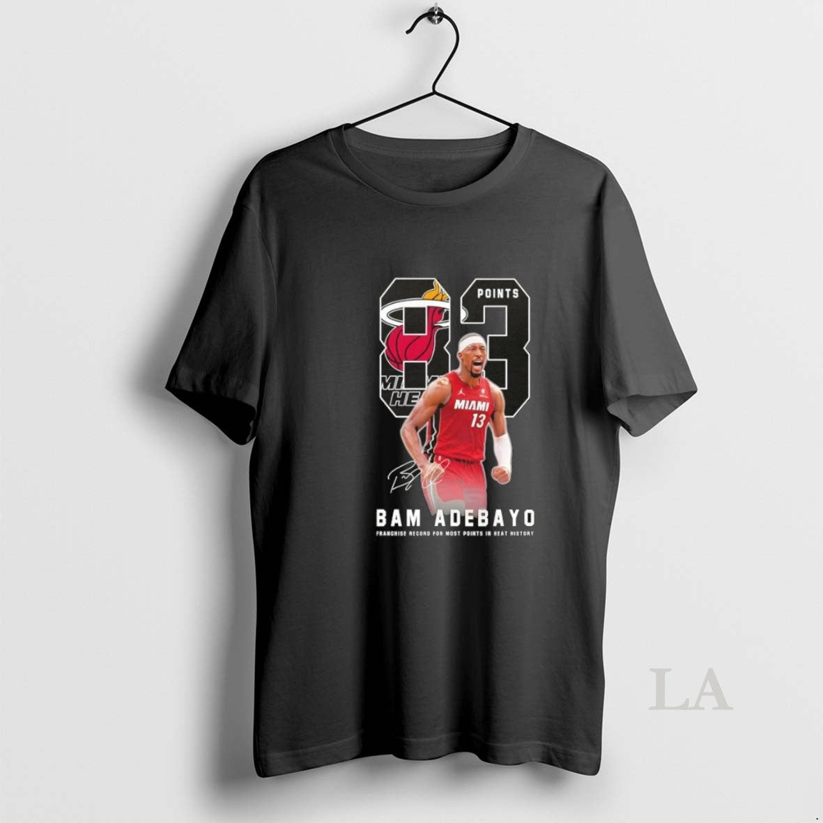Original Bam Adebayo Miami Heat 83 Points Signature
