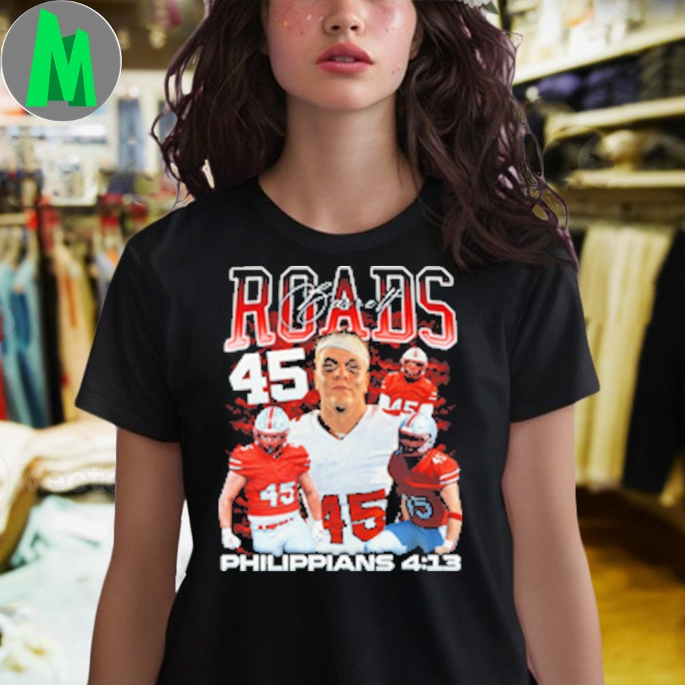 Original Barrett Roads Football Player #45 Philippians 4 13 Fan Shirt