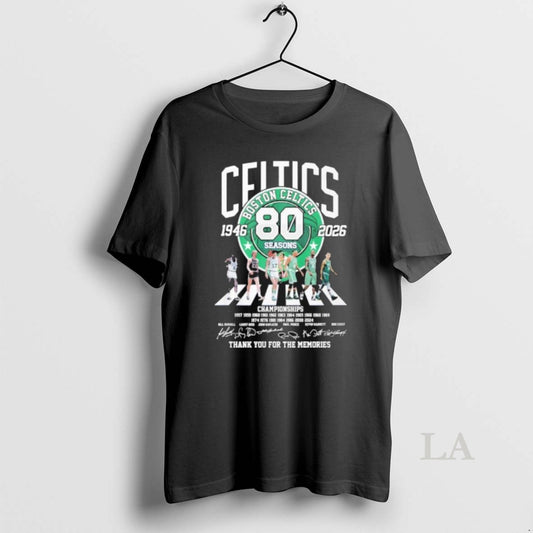 Original Boston Celtics Abbey Road 80 Seasons 1946 2026