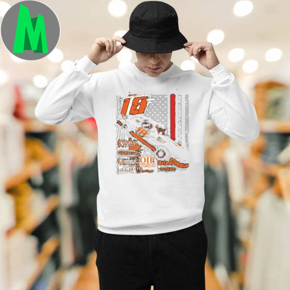 Original Brock Foster #18 Racing Fan T-Shirt