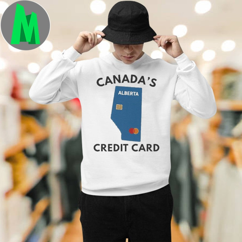 Original Canada’s Alberta Credit Card Graphic T-Shirt