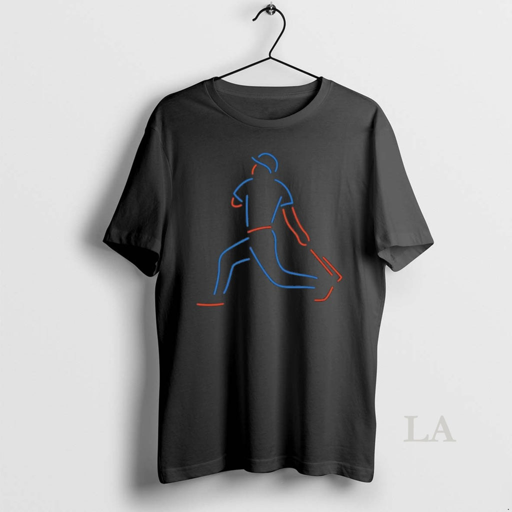 Original Carson Benge Neon Swing New York Mets