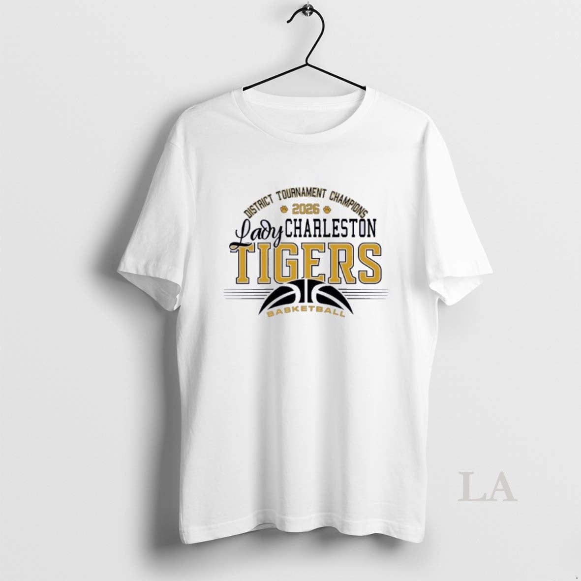 Original Charleston Lady Tigers 2026 District Tournament Basketball Champions