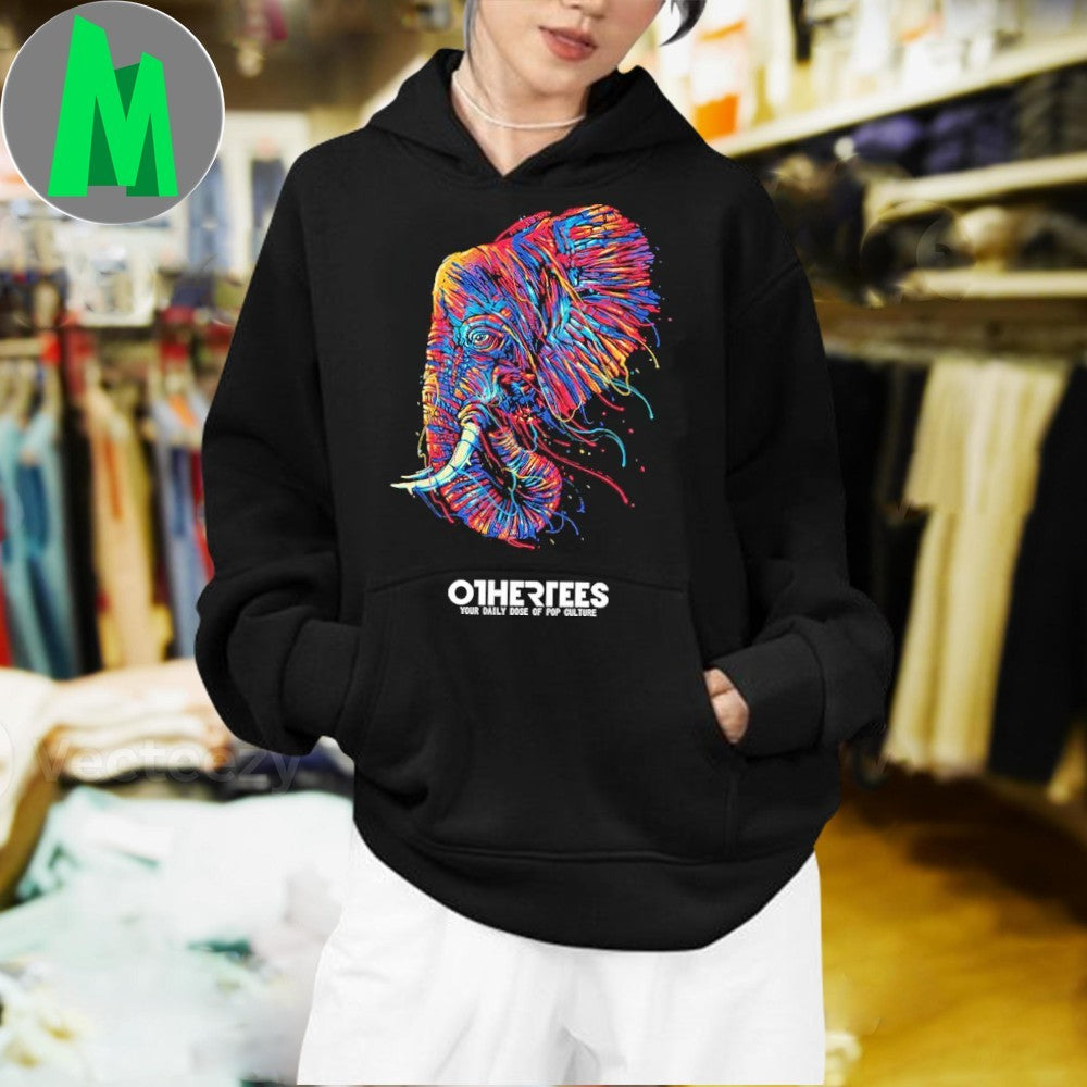 Original Colorful Elephant Your Daily Dose Of Pop Culture Shirt