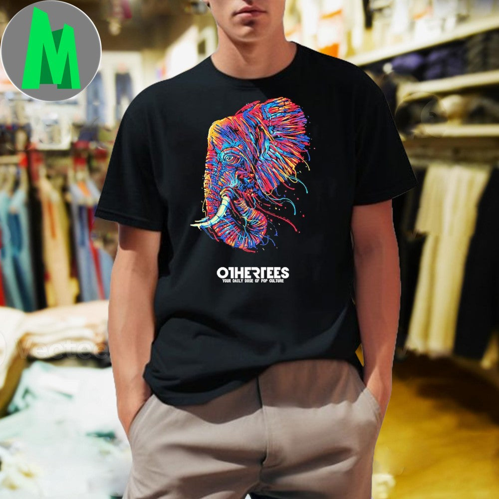 Original Colorful Elephant Your Daily Dose Of Pop Culture Shirt