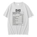 Original Dad Nutrition Facts Laughs At His Own Jokes Fathers Day Tshirts Jpg