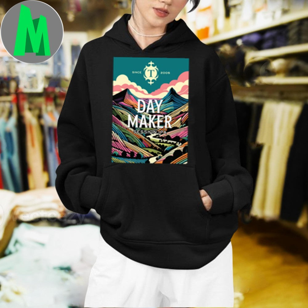 Original Day Maker Colorful Abstract Landscape T-Shirt