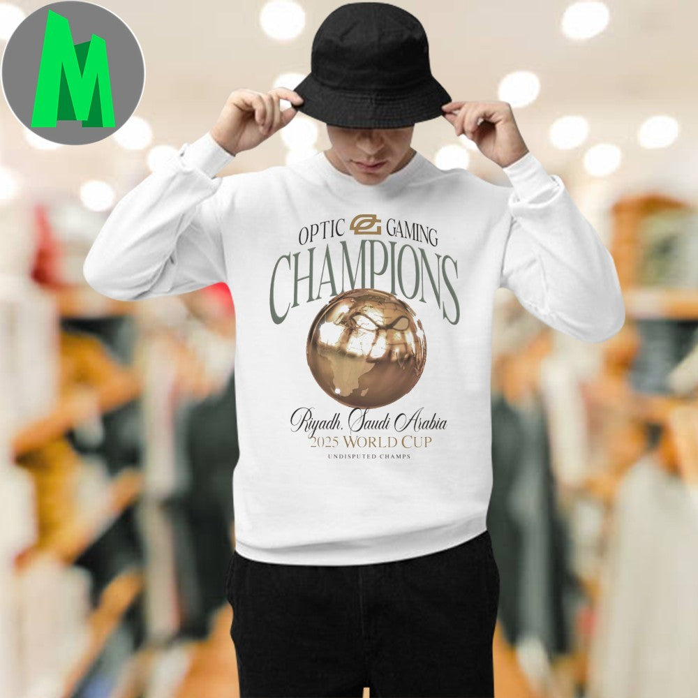 Original EWC 2025 Optic Gaming Champions Riyadh Saudi Arabia 2025 World Cup Undisputed Champs Shirt