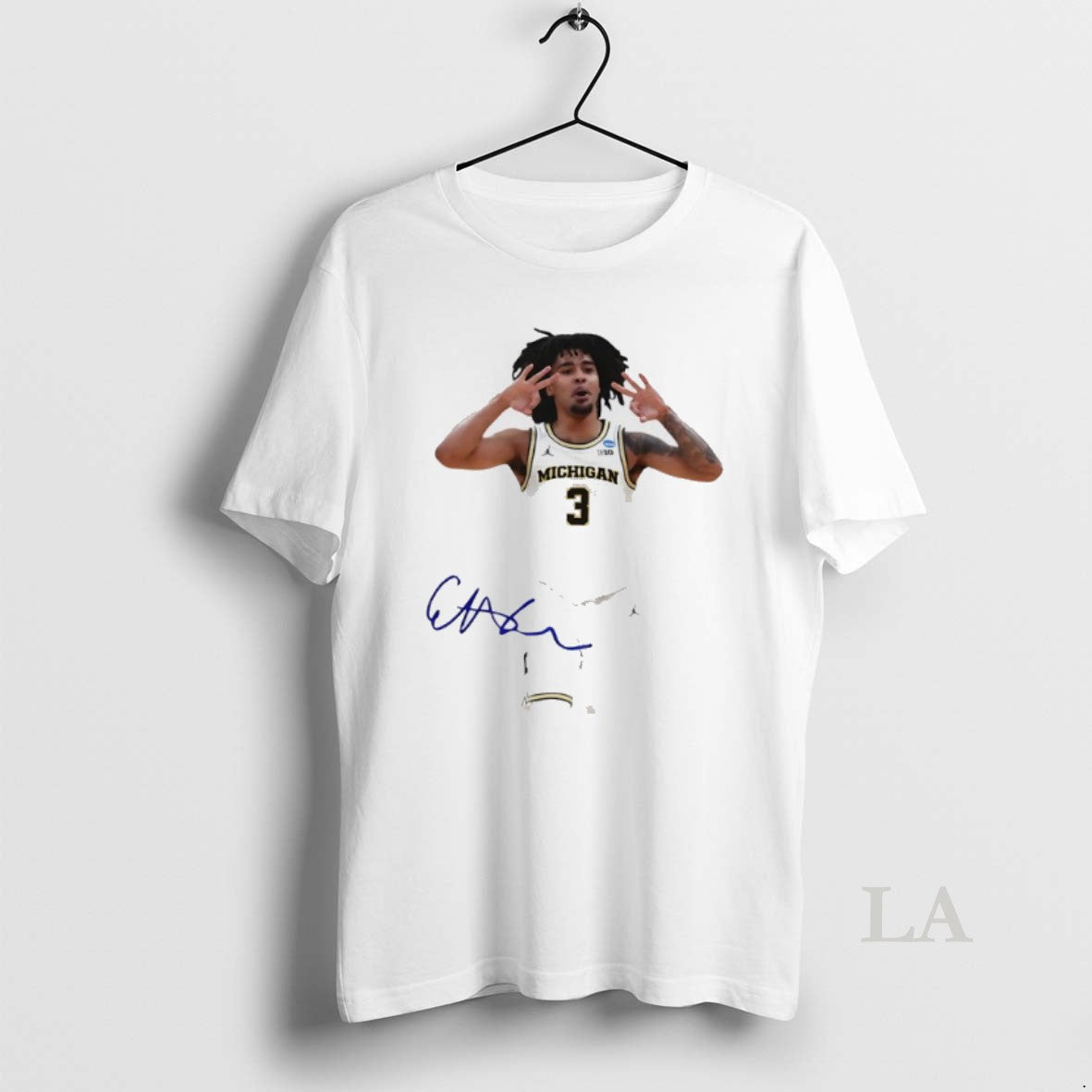 Original Elliot Cadeau Michigan Wolverines Signature Moment
