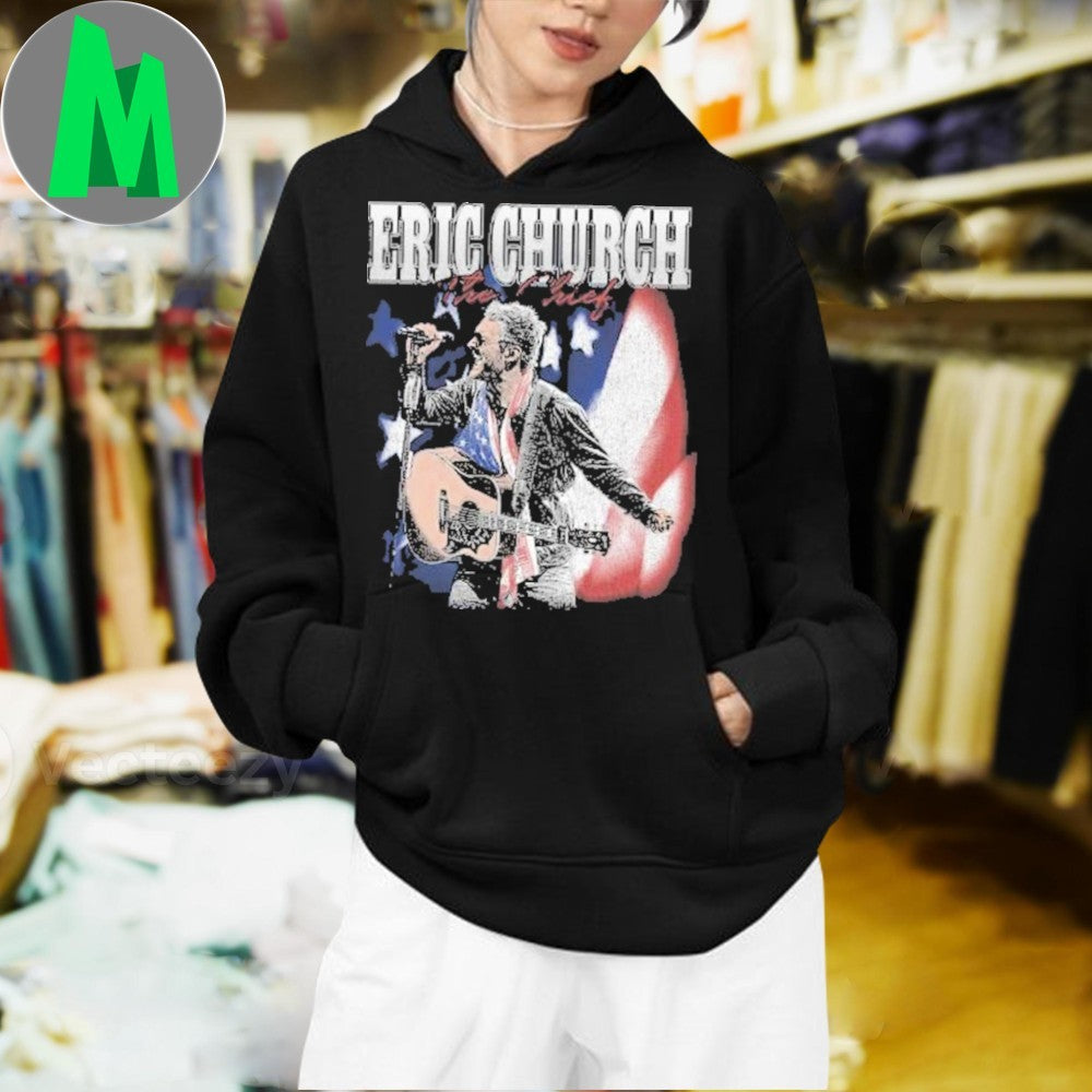 Original Eric Church The Chief Stars & Stripes Shirt