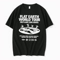Original Flat Earth World Tour One Planet Zero Curves 2026 Tshirts Jpg