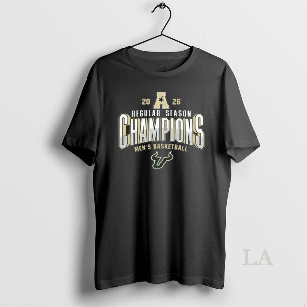 Original Florida Bulls 2026 Aac Mens Basketball Regular Season Champions Locker Room