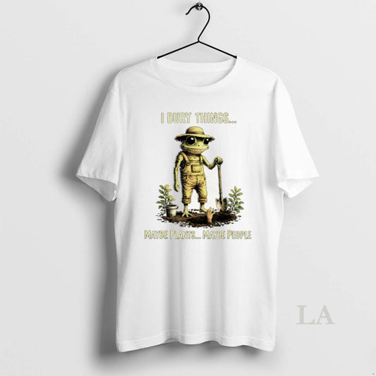 Original Frog Farmer I Bury Things Maybe Plants Maybe People Meme