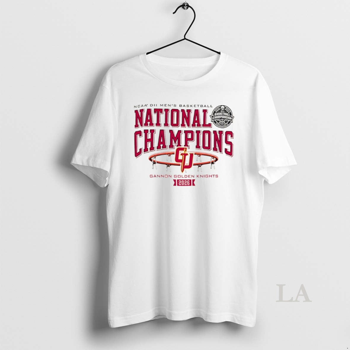 Original Gannon Golden Knights Ncaa Division Ii Mens Basketball National Champs 2026