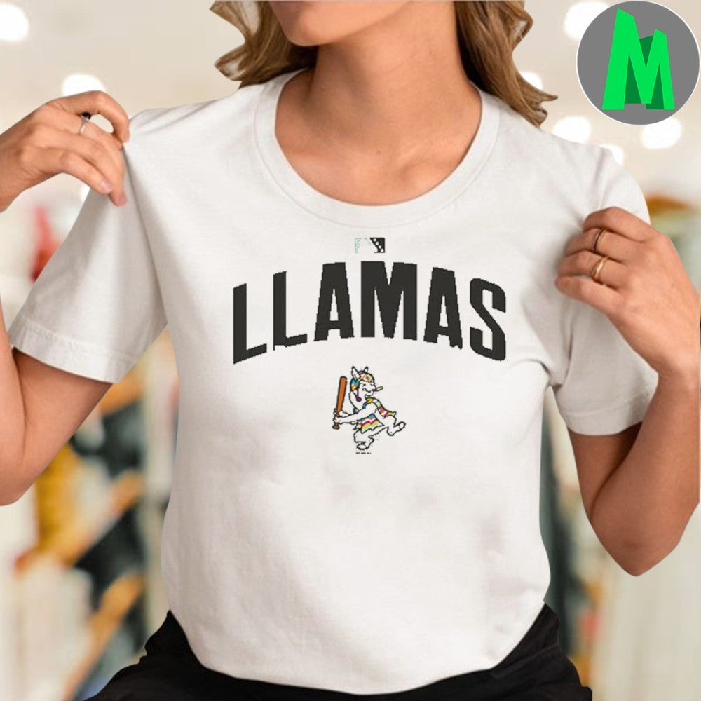 Original Hickory Crawdads Llamas de Hickory Gallagher Dusty Shirt
