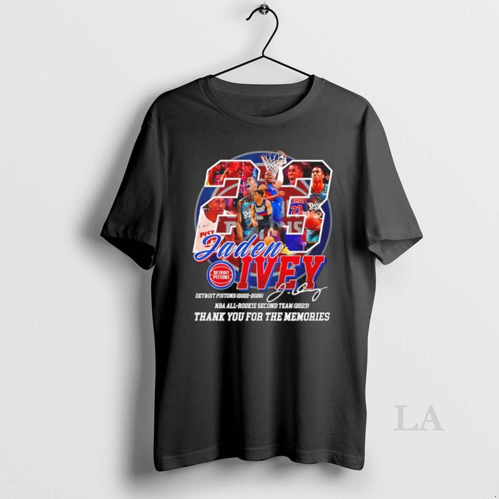Original Honor Jaden Ivey Detroit Pistons 2022 2026 Thank You For The Memories