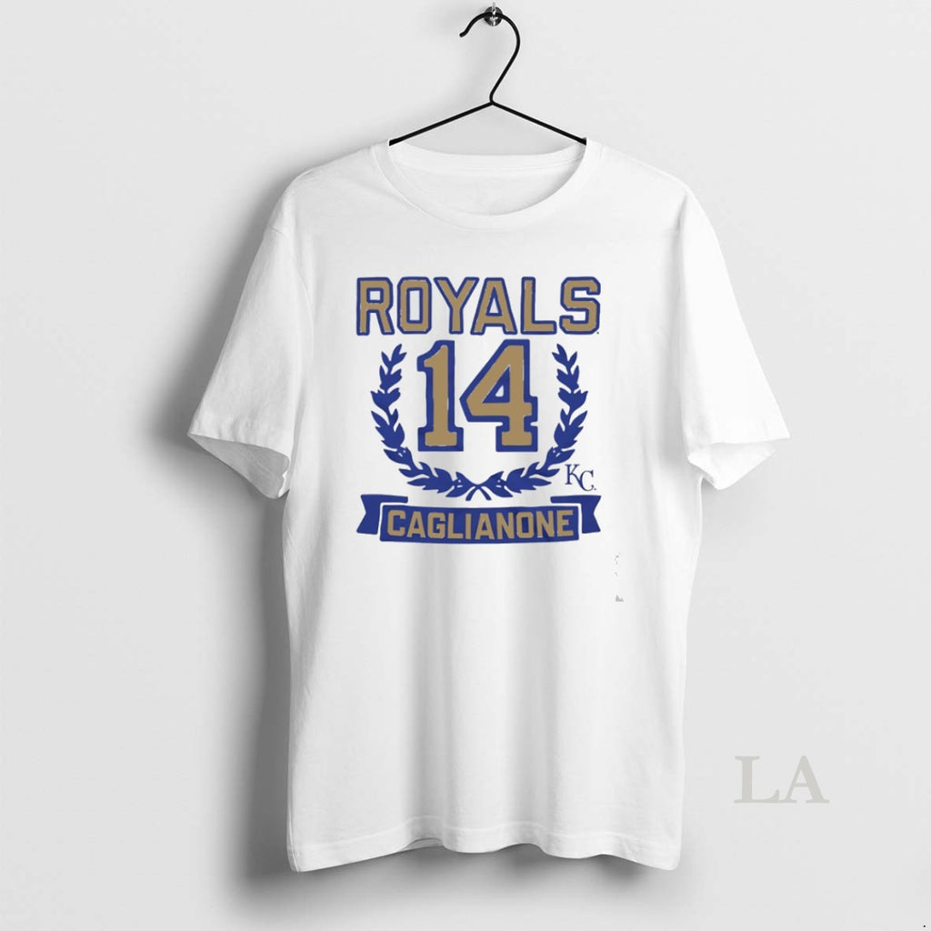 Original Jac Caglianone 14 Kansas City Royals Name And Number