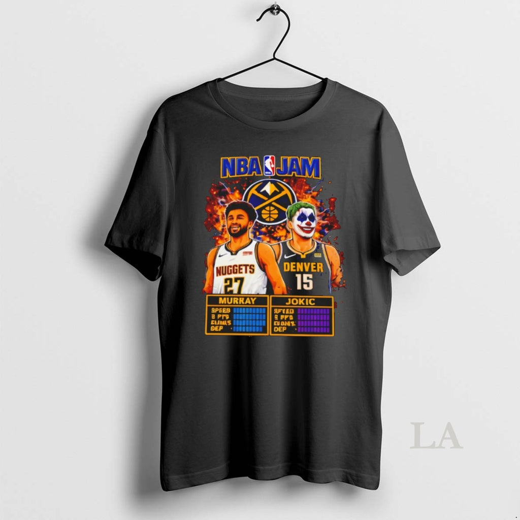 Original Jamal Murray And Nikola Jokic Denver Nuggets Nba Jam Basketball