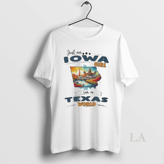 Original Just An Iowa Girl In A Texas World Retro