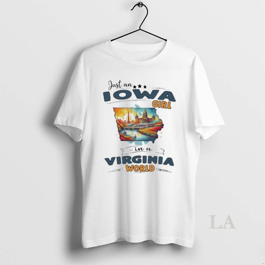 Original Just An Iowa Girl In A Virginia World Retro