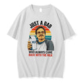 Original Just A Dad Who Always Came Back With The Milk Retro Tee Tshirts Jpg
