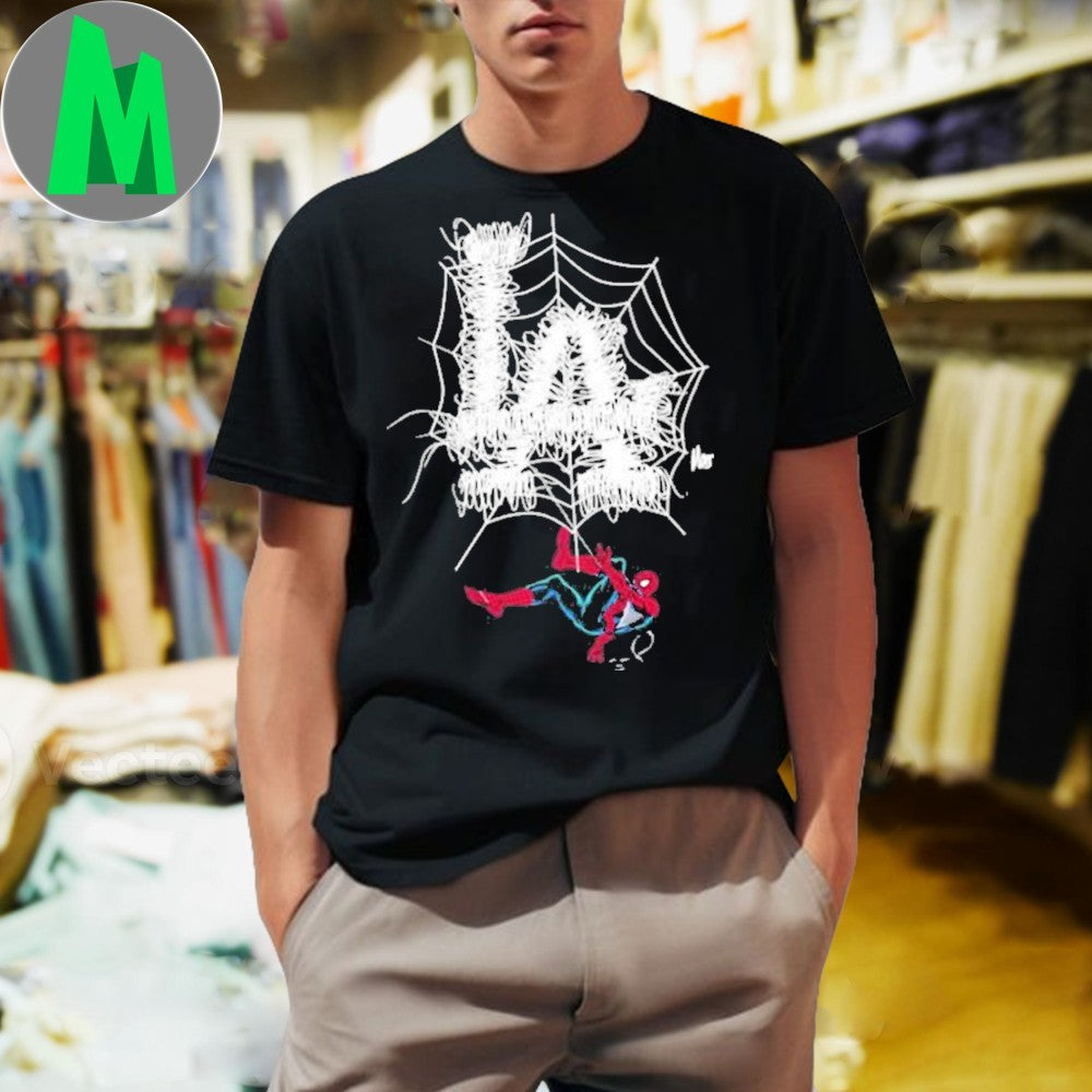 Original LA Spiderweb Spider-Man Crossover T-Shirt