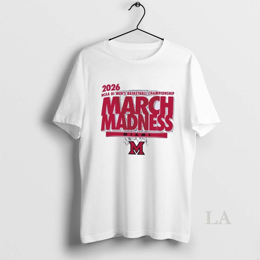 Original Miami Redhawks Mens Basketball Single Team Ncaa March Madness