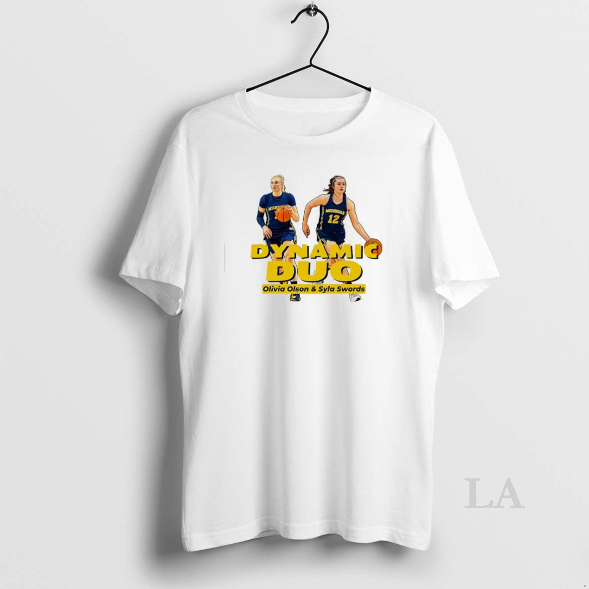 Original Michigan Wolverine Dynamic Duo Olivia Olson And Syla Swords