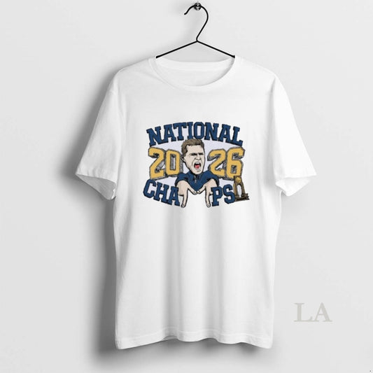 Original Michigan Wolverines Mens Basketball 2026 National Champions Coach